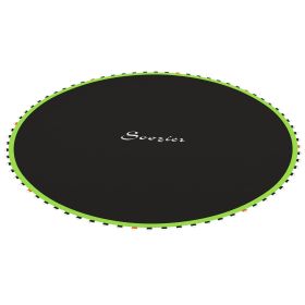 Trampoline Mat Replacement, Fits 12'/14' Trampoline with 72/80 V-Hooks & 5.5" Springs, Green