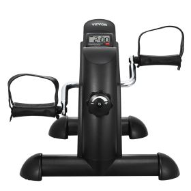 VEVOR Under Desk Bike Pedal Exerciser, Mini Exercise Bike for Arm/Leg Exercise, Multi-level Resistance Pedal Exerciser for Home Office Workout