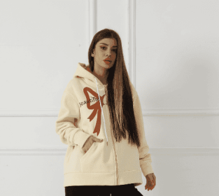 Women's Long Sleeved Sweatshirt (Option: Apricot-XXL)