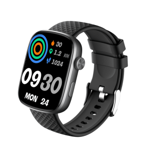Smart Watch Bluetooth Call &1.95 HD Screen -Heart Rate SpO2 Sleep Monitor, 3ATM Waterproof Fitness Tracker For IoS Android (Option: Black)
