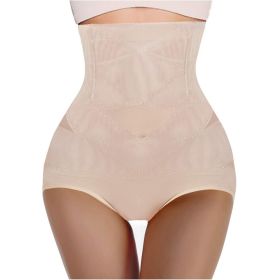 Womens' Tummy Control High Waist Trainer Body Shaper (Color: skin, size: 2XL)