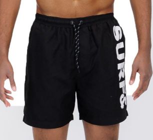 Surf&Beach Swim Shorts (Color: Black, size: L)