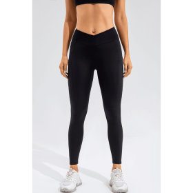 JupiterGear High-Waisted Leggings with Pockets (Color: Black, size: M)
