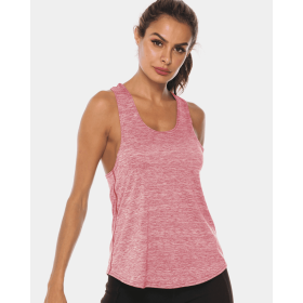 JupiterGear Scoop-Neck Long Tank Top (Color: Blush Pink, size: XL)