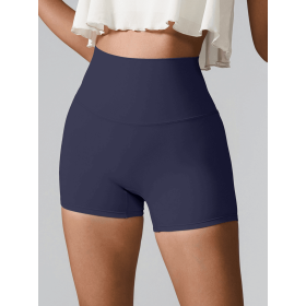 JupiterGear High-Waisted Shorts (Color: NAVY, size: XL)